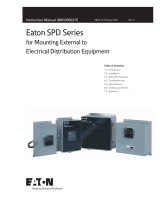 Eaton SPD160480D3M User manual