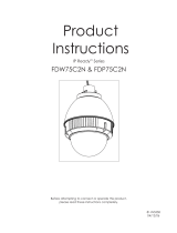 Moog Videolarm FusionDome FDW75C2N Product Instructions