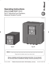 ProMinent DULCOMETER D1C Operating Instructions Manual