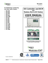 Aerco E8 User manual