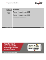 EWM Taurus Synergic drive 300C Operating Instructions Manual