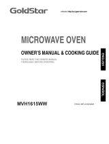 Goldstar MVH1615WW Owner's Manual & Cooking Manual