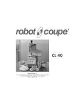 Robot Coupe CL 40 User manual