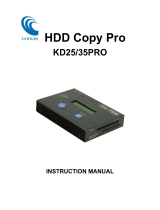 Century HDD Copy Pro KD25/35PRO User manual