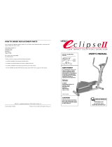 Weslo Eclipse 2 WLEMEL45071 User manual
