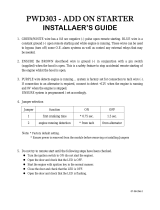 Pyle PWD303 Installaer’s Manual