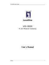 LevelOne VOI-8000 User manual