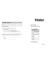 Haier HOR54B7MSW1 User manual