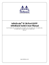 Mellanox Technologies InfiniScale MTS3600Q-1UNC User manual