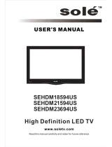Sole SEHDM21594US User manual