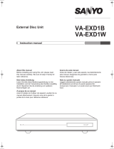 Sanyo VA-EXD1W User manual