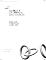 3com SuperStack 3 Switch 4400 SE Getting Started Manual