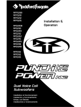 Rockford Fosgate Punch HE2 User manual