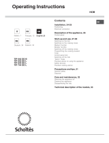 Scholtes TIP 642 DD L Operating Instructions Manual