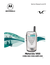 Motorola V60I CDMA User manual