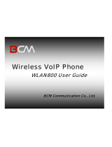 BCM Communication WLAN800 User manual