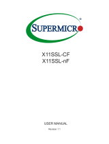 Supermicro X11SSL-CF User manual