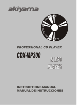Akiyama CDX-MP300 User manual