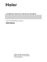 Haier L19A18-A User manual