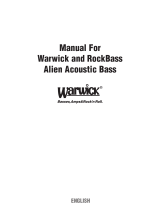 Warwick RockBass Alien Standard Acoustic Bass User manual