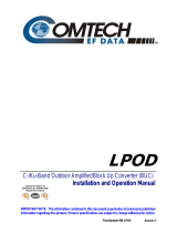 Comtech EF Data LPOD Hardware Installation And Operation Manual