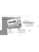 Sirius XM RAdio RS2SA10101B User manual