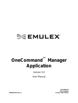 Emulex OneCommand Manager 5.0 User manual
