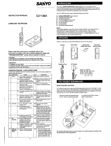 Sanyo CLT-138X User manual