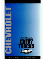 Chevrolet 1994 S-10 Pickup Owner's manual
