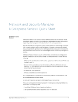 Juniper NETWORK AND SECURITY MANAGER NSMXPRESS SERIES II Quick start guide