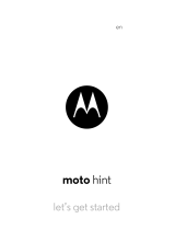 Motorola Moto Hint Let's Get Started