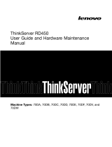 Lenovo ThinkServer RD450 User Manual And Hardware Maintenance Manual