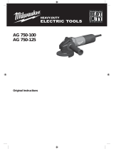 Milwaukee AG 750-125 User manual