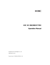 H3C XE 200/2000 IP Operating instructions