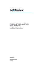 Tektronix Tektronix SPG8000 Installation Instructions Manual