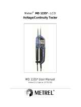 METREL MD 1155 User manual