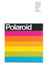 Polaroid SONAR OneStep SX-70 User manual