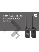 Motorola RDM series User manual