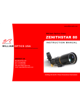 William Optics ZenithStar 80 User manual