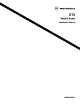 Motorola GTX Installation guide