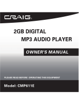 Craig CMP611E User manual