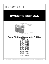 Heat Controller BG-121M Owner's manual