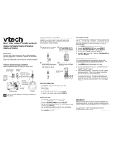 VTech CS6429 Quick start guide