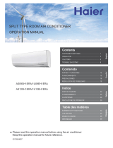 Haier 1U09EH1ERA Operating instructions