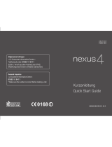 Google Nexus 4 Quick start guide