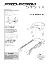 NordicTrack T5.7 NTL61011.1 User manual