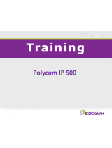 Polycom SoundPoint 500 IP Training manual
