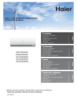 Haier AS07GS2ERA - Operating instructions