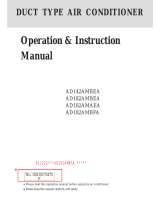 Haier AD142AMBEA Operation And Instruction Manual