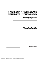 ADEMCO VISTA-15P Series User manual